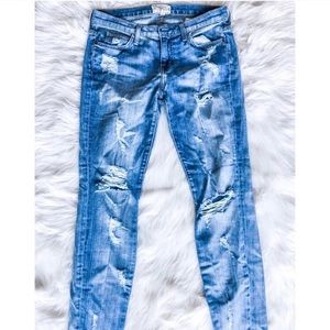 Current/Elliot The Stiletto Boyfriend Jeans Sz 28